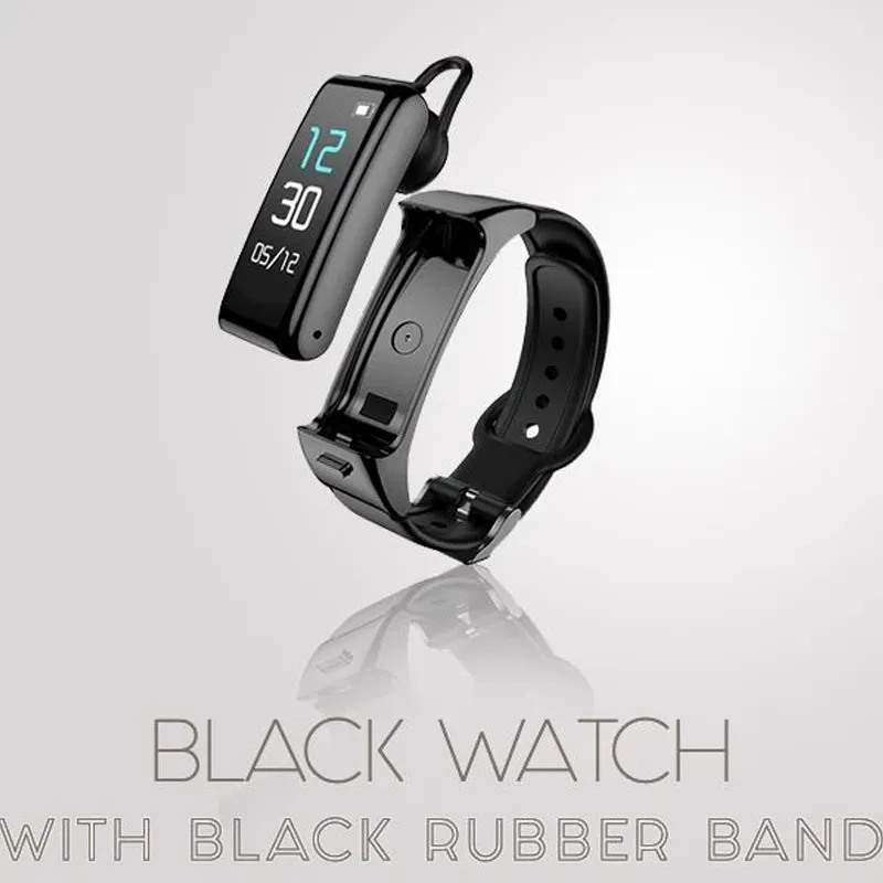 2-in-1 Smart Bracelet With Bluetooth Earphones