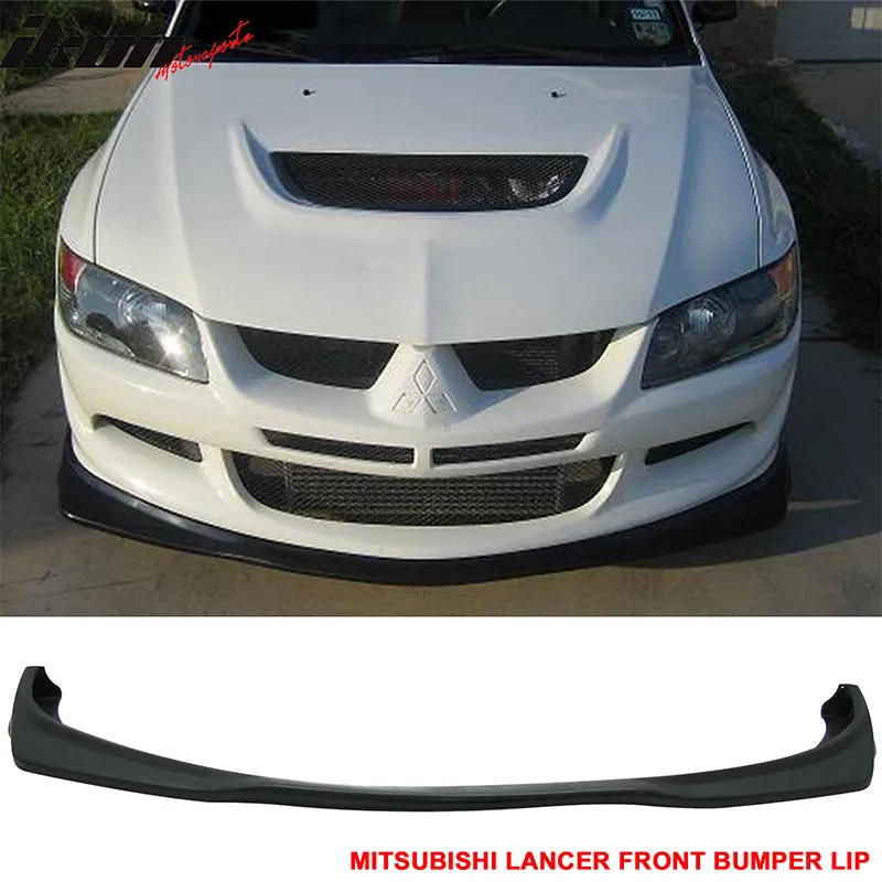 2003-2005 Mitsubishi lancer Evo 8 Vill Front Bumper Lip Spoiler PU