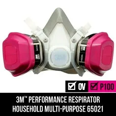 3M™ Household Multi-purpose Respirator, 65021H1-DC, 1 each/pack, 4
packs/case