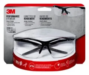 3M™ Performance Eyewear 47070H1-DC Black/Gray, Clear Lens, Anti-Fog, 4/Case