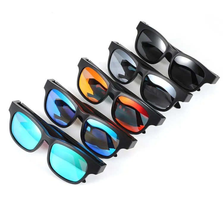 A12 Smart Bluetooth Audio Sunglasses Bluetooth Glasses(Red Gold)