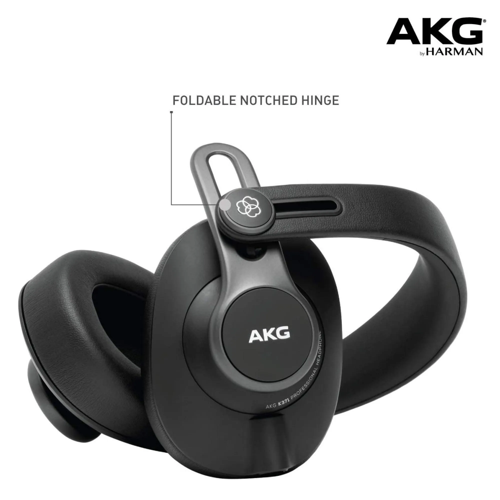 AKG K371 - Over-Ear, Closed-Back, Foldable Studio Headphones