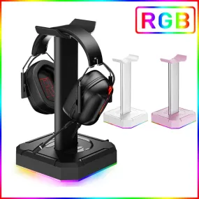 Aluminum Alloy Gaming Headphone Universal Stand RGB