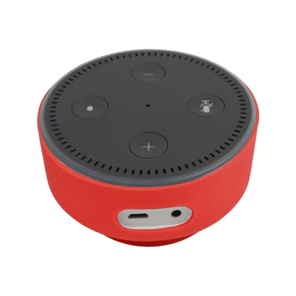 Amazon Echo Dot 2 silicone protective case - Red