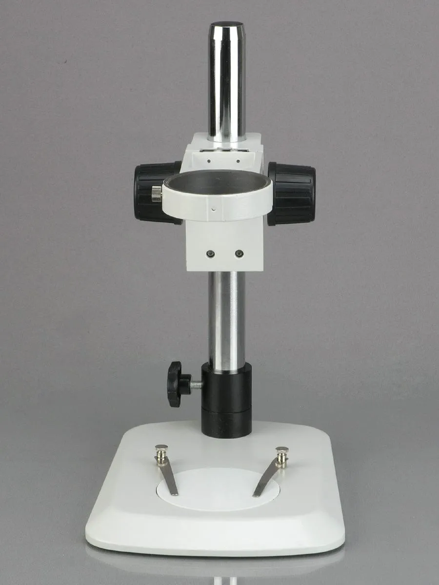 AmScope Microscope Table Stand with Butterfly Base, Long Post and Focusing Rack