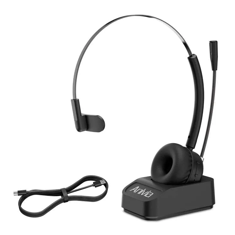 Anivia A8 Wireless Bluetooth Headphones with Adjustable Noise-Cancelling Mic