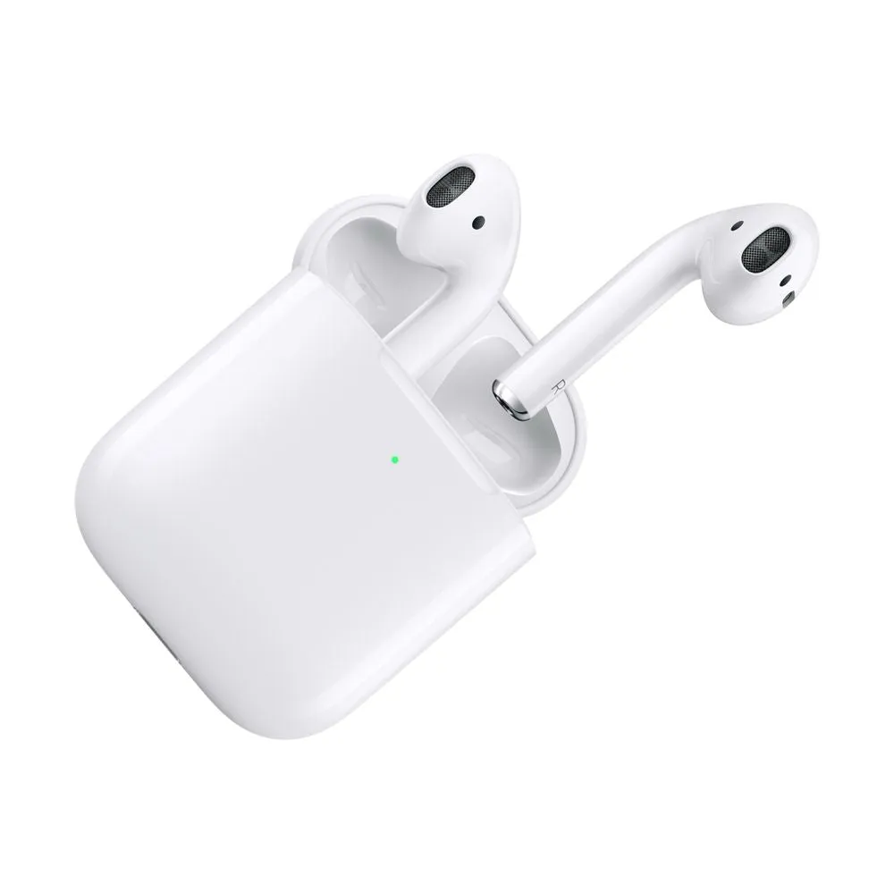 Apple AirPods 2 White with Wireless Charging Case In Ear Headphones MRXJ2AM/A