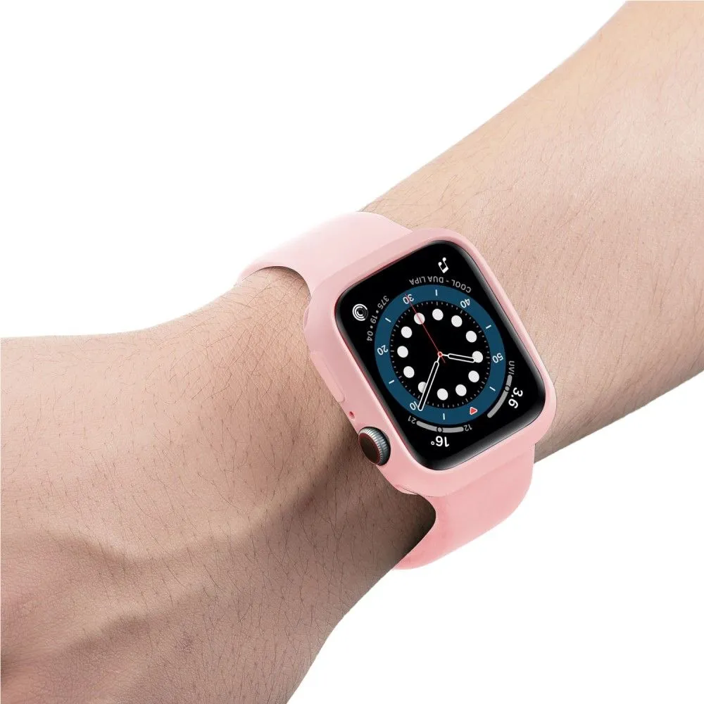 Apple Watch (45mm) candy color button TPU cover - Pink / Pink