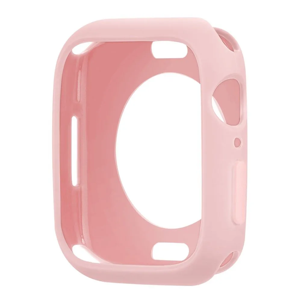 Apple Watch (45mm) candy color button TPU cover - Pink / Pink