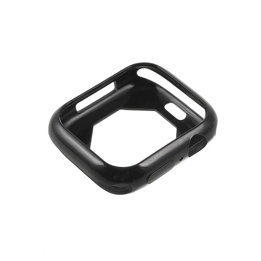 Apple Watch (45mm) solid color TPU cover - Black