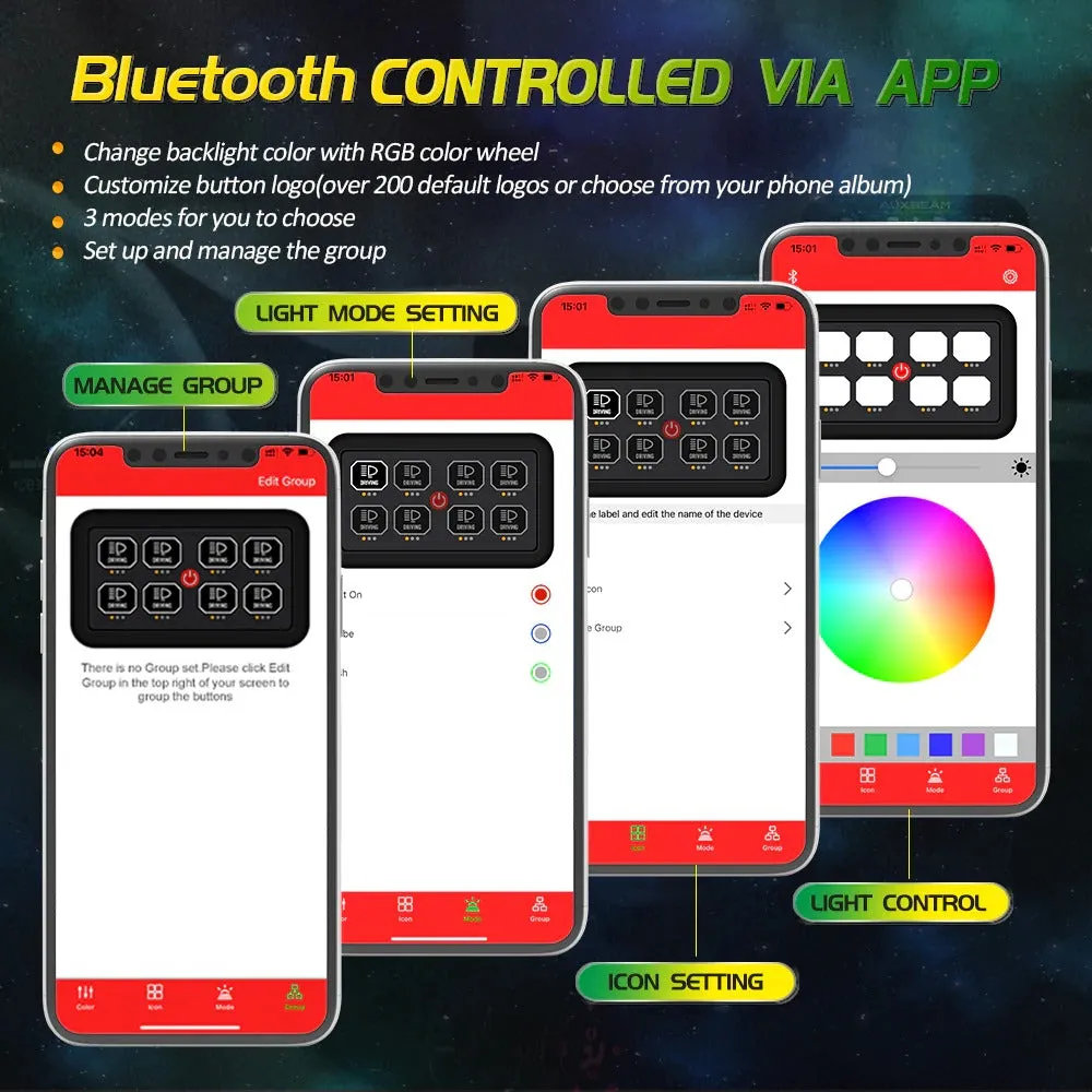 AR 800 RGB Switch Panel with App