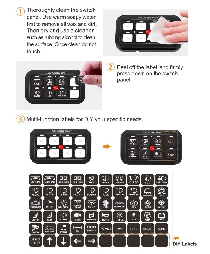 AR 800 RGB Switch Panel with App