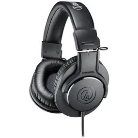 Audio Technica ATH M20x Monitoring Headphones - 3m Cable Version (Black)