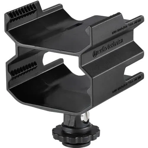 Audio-Technica Camera Shoe Mount Holder for Two ATW-1700 Receivers