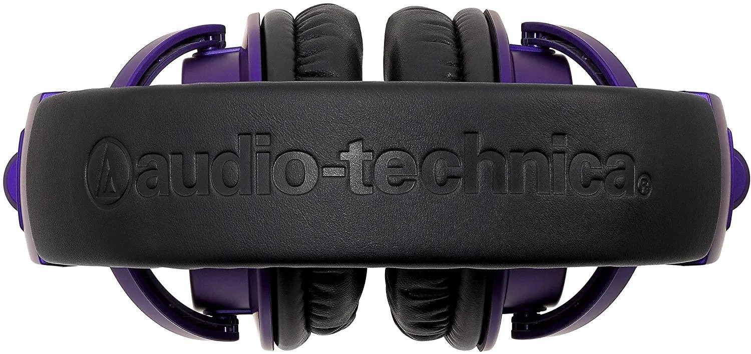 AUDIO TECHNICA PROFESSIONAL STUDIO MONITOR HEADPHONE M50X LIMITED EDITION PURPLE BLACK, CLOSED-BACK