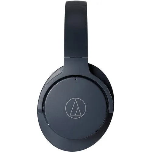 Audio-Technica QuietPoint Wireless Headphones Navy Refurbished