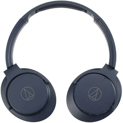 Audio-Technica QuietPoint Wireless Headphones Navy Refurbished