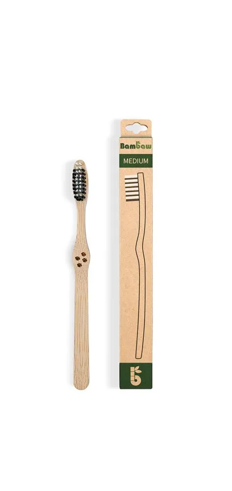 Bambaw | Bamboo toothbrush (1-pack) | Medium