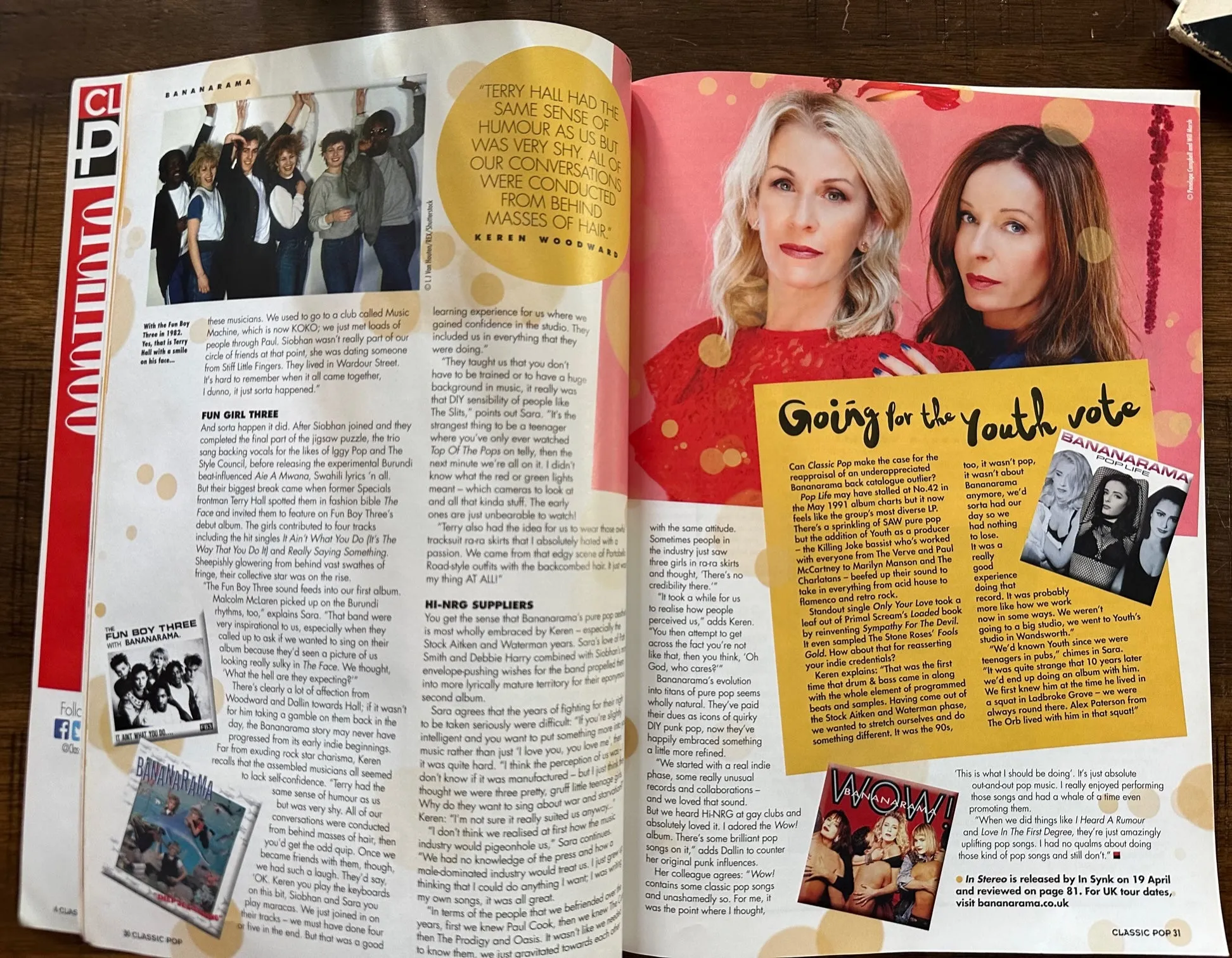 Bananarama - Classic Pop Magazine (Import) 2019