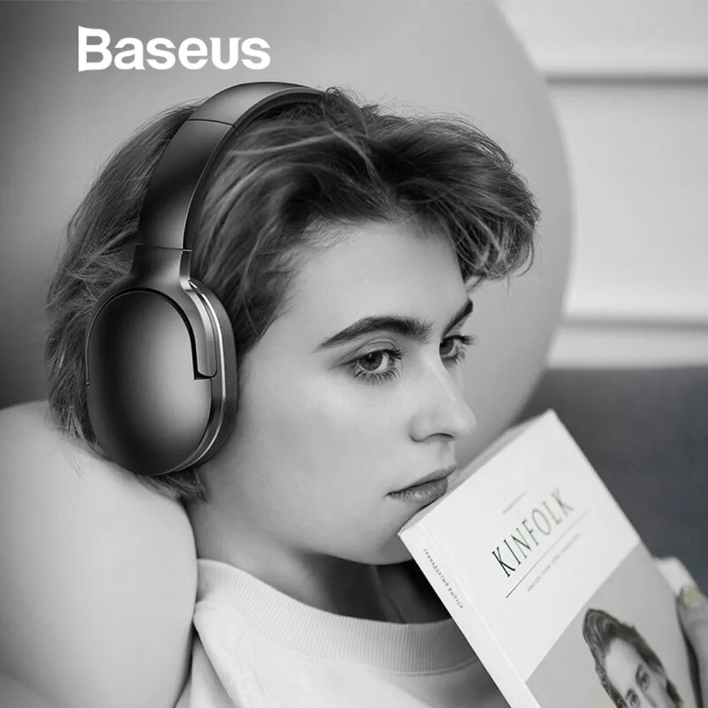 Baseus D02 Encok Wireless Headphones Black