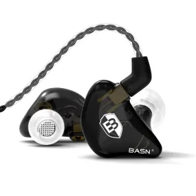 BASN Bsinger PRO In Ear Monitor Headphones (Black)