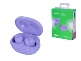 Belkin Soundform Bolt Headset Wireless In-Ear Calls/Music/Sport/Everyday Bluetooth Lavender