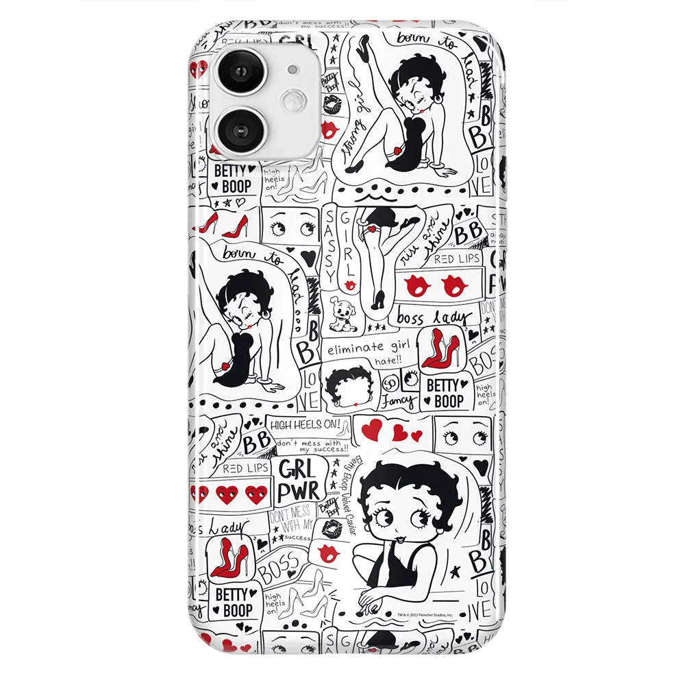 Betty Boop Girl Power iPhone Case