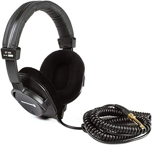 Beyerdynamic DT 250 80 Ohm Closed Dynamic Headphones Bundle with Cleaning Kit