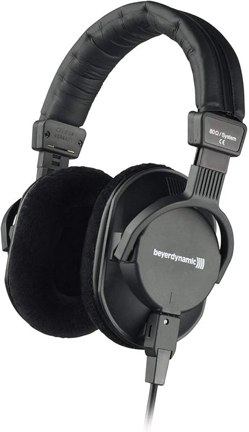 Beyerdynamic DT 250 80 Ohm Closed Dynamic Headphones Bundle with Cleaning Kit