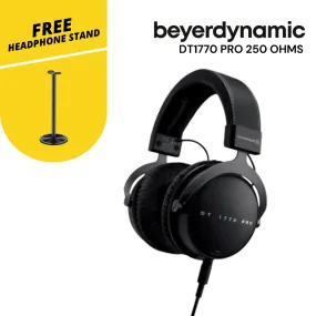 BEYERDYNAMIC DT1770 PRO 250 OHMS TESLA STUDIO REFERENCE HEADPHONE FOR MIXING MASTERING MONITORING CL