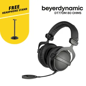 BEYERDYNAMIC DT770M 80 OHMS MONITORING PURPOSE HEADPHONE CLOSED BACK