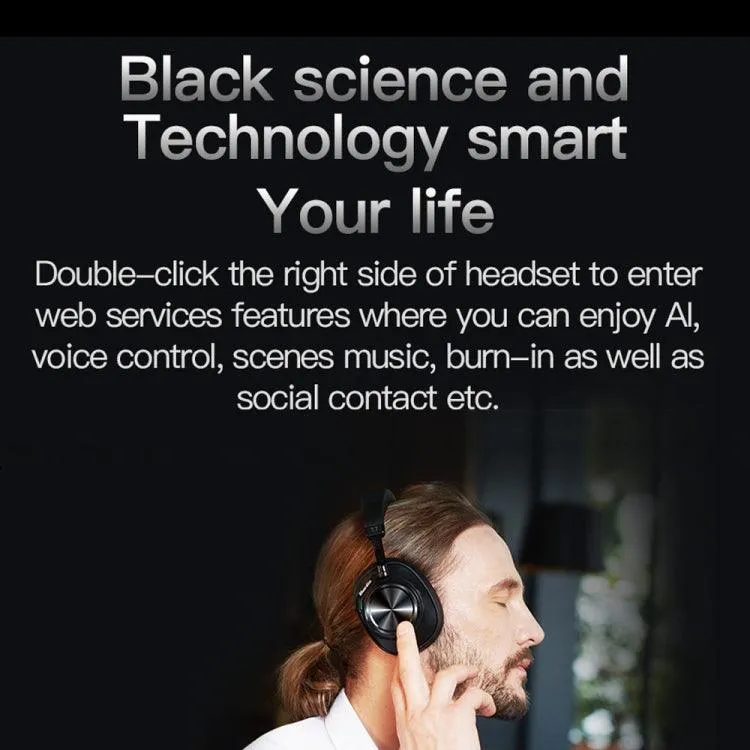 Bluedio T7 Bluetooth 5.0 Wireless Headphones with Long Battery Life and VOIP Support