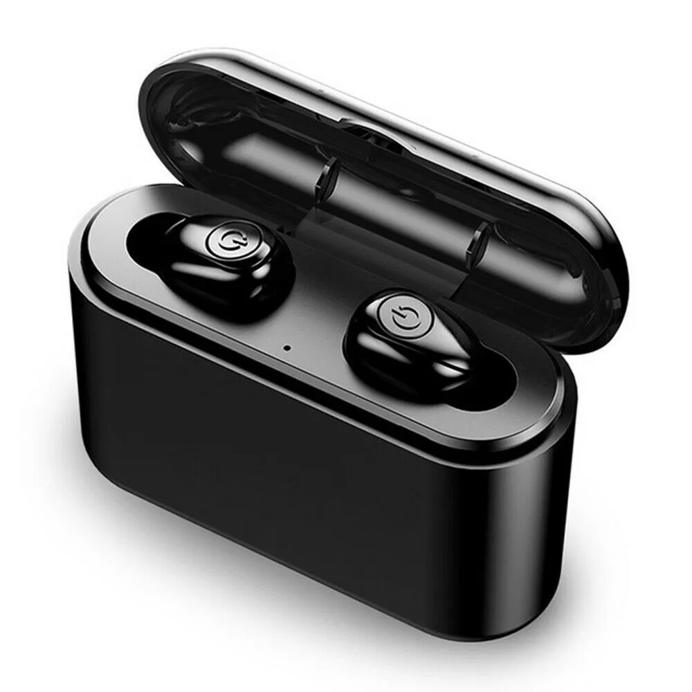 Bluetooth 5.0 Headset TWS Wireless Earphones Twins Earbuds 5D Stereo Headphones