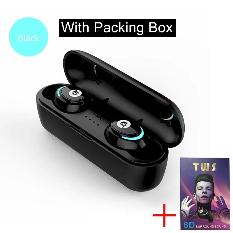 Bluetooth 5.0 Wireless Earphone TWS In Ear Headphones Handsfree Earphones Headphone Sport Earbuds Headset For Phone With Mic