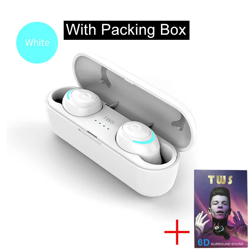 Bluetooth 5.0 Wireless Earphone TWS In Ear Headphones Handsfree Earphones Headphone Sport Earbuds Headset For Phone With Mic