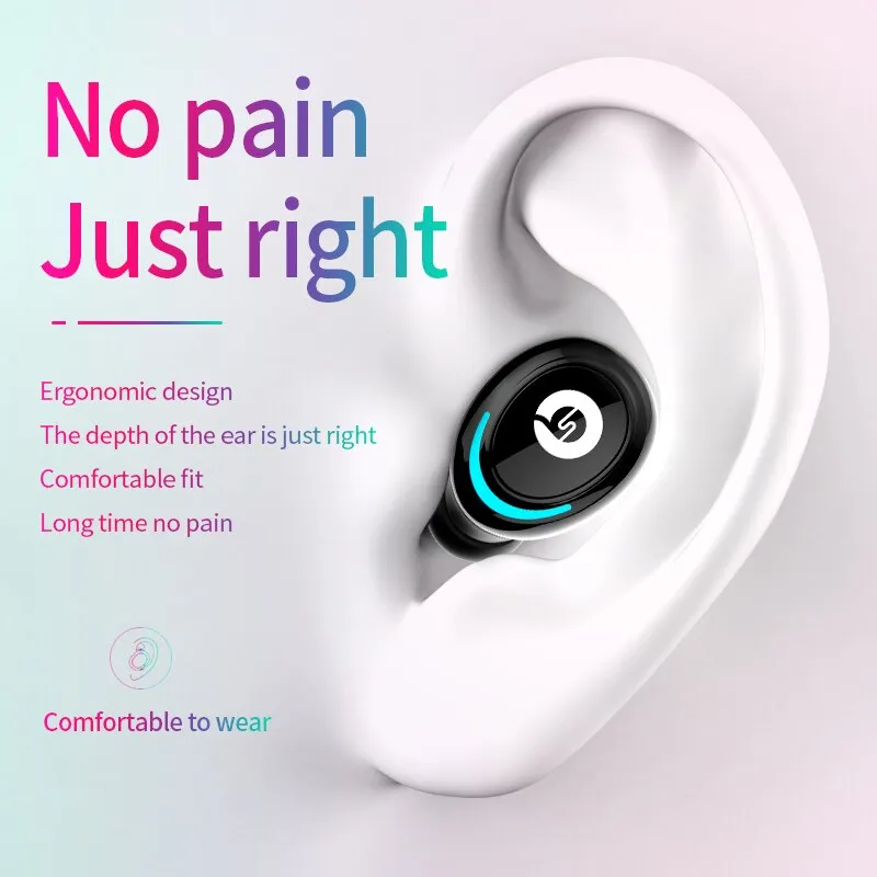 Bluetooth 5.0 Wireless Earphone TWS In Ear Headphones Handsfree Earphones Headphone Sport Earbuds Headset For Phone With Mic