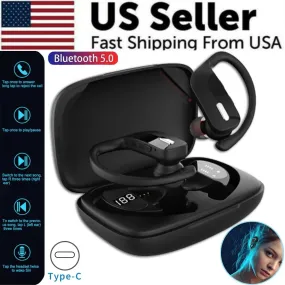 Bluetooth Headset TWS 5.0 Wireless Earphones Earbuds Headphones Stereo