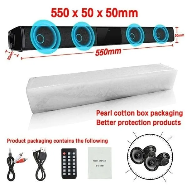 Bluetooth Home Theater Wireless Sound Bar