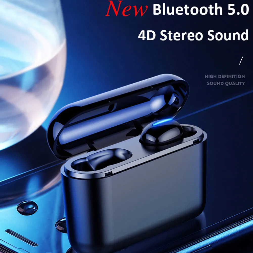 Bluetooth version V5.0 EDR , 2.4GHZ Wireless frequency Binaural Mini Bluetooth Headset