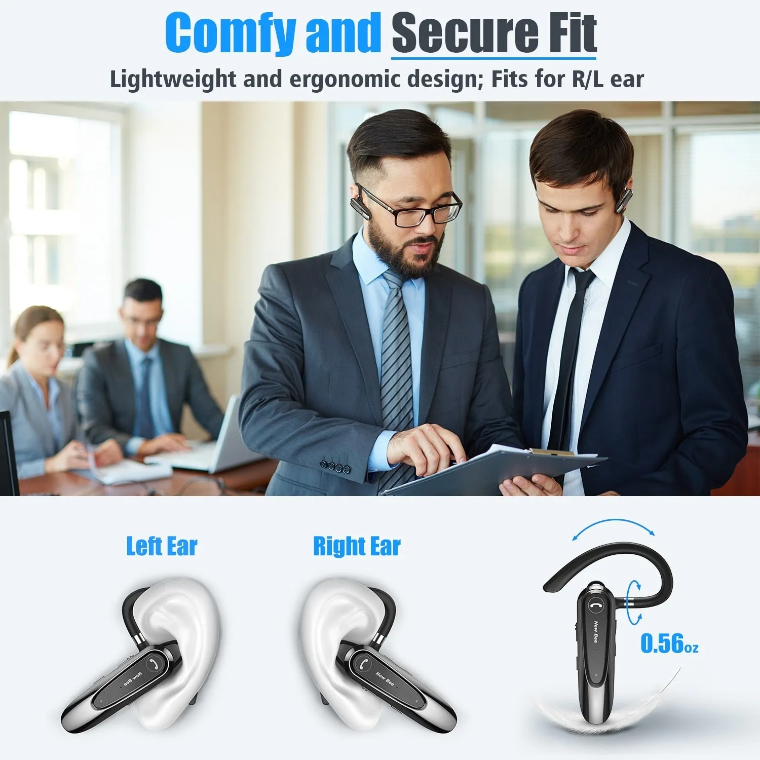 Bluetooth Wireless Earpiece with Mic