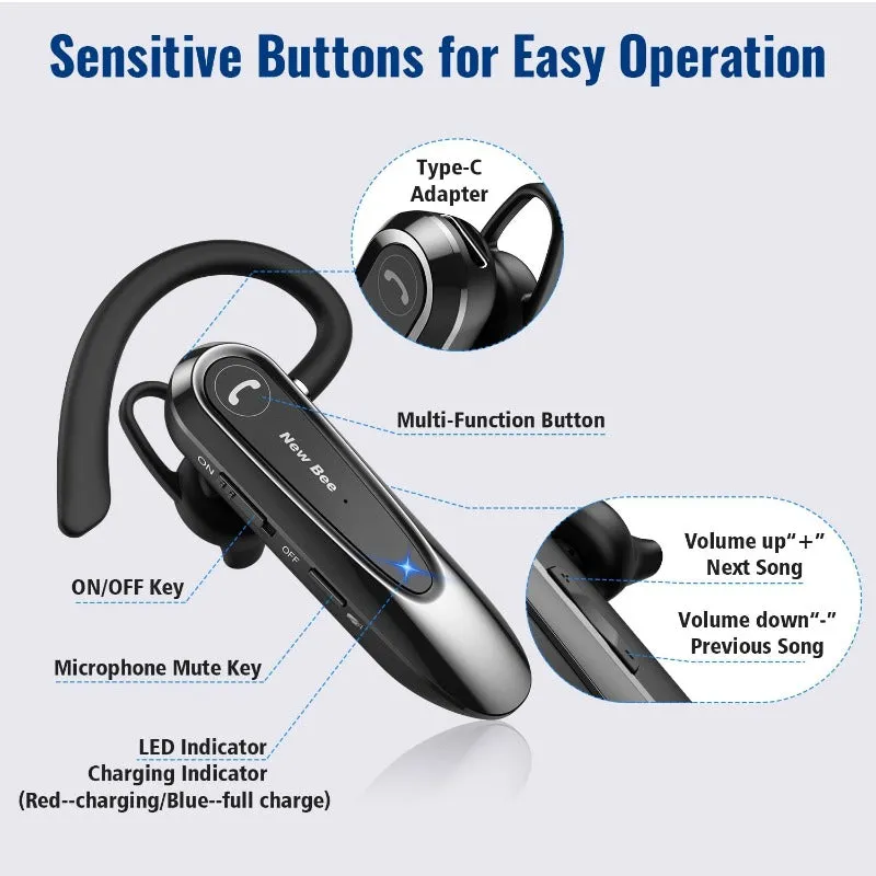 Bluetooth Wireless Earpiece with Mic