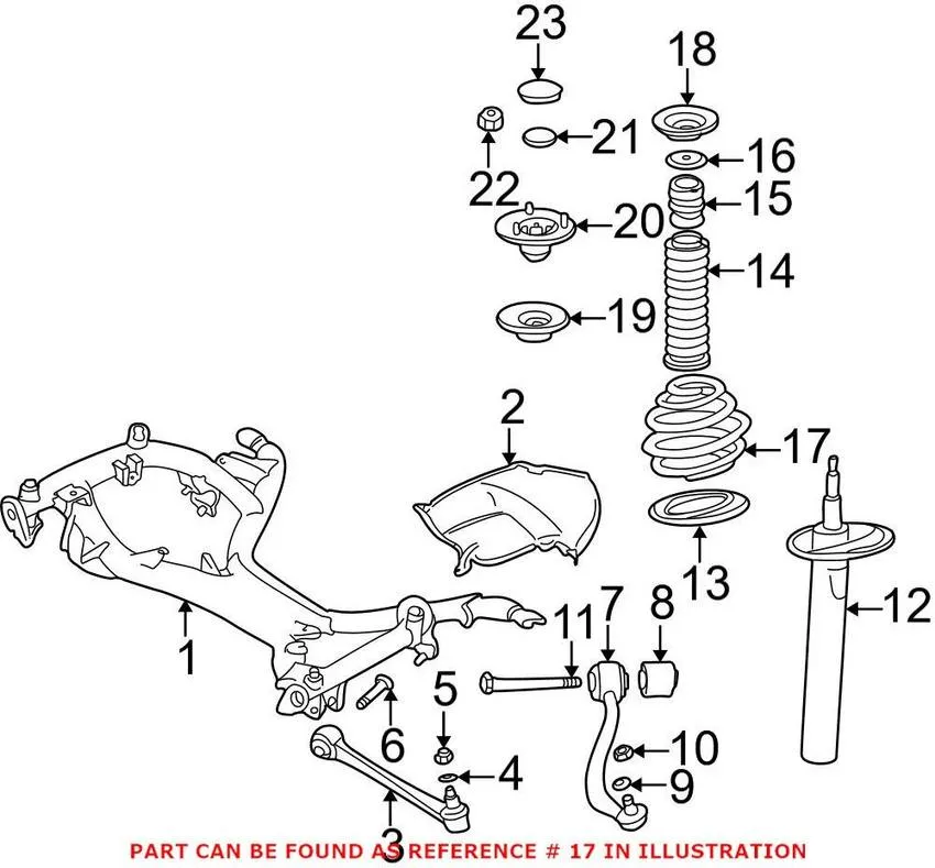 BMW Coil Spring – Front (w/ M Sport Suspension) 31331093866