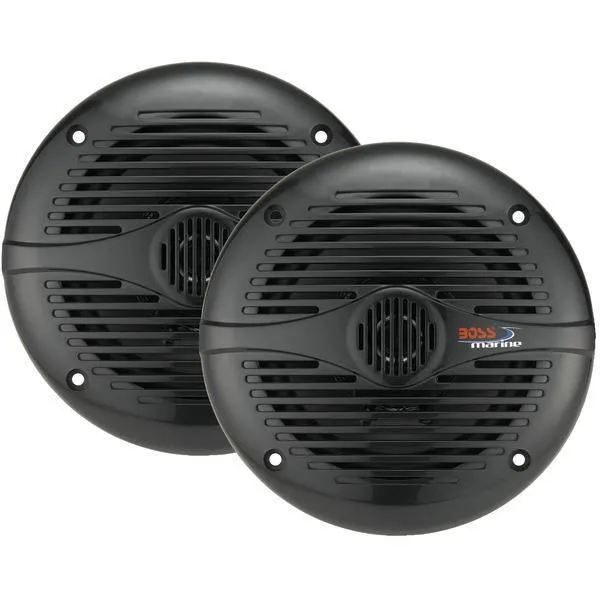 BOSS Audio Systems MR50B 2-Way All-Terrain-Marine Loudspeakers (5.25inch, 150 Watts)