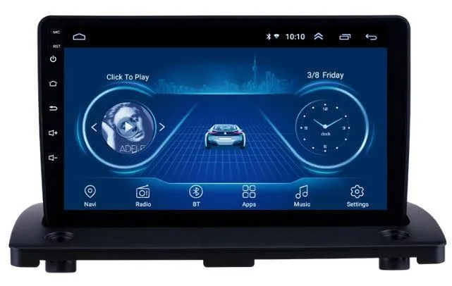 Car Dealz 9" Android 10.0 For Volvo XC90 2004-2014 w CAM In Dash Plus OEM Fascia