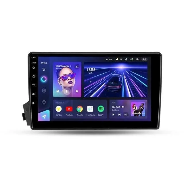 Car Dealz Elite 4G Data Model 10.2" Android 12.0 For SsangYong Actyon C100 2005 - 2011 In Dash Plus OEM Fascia