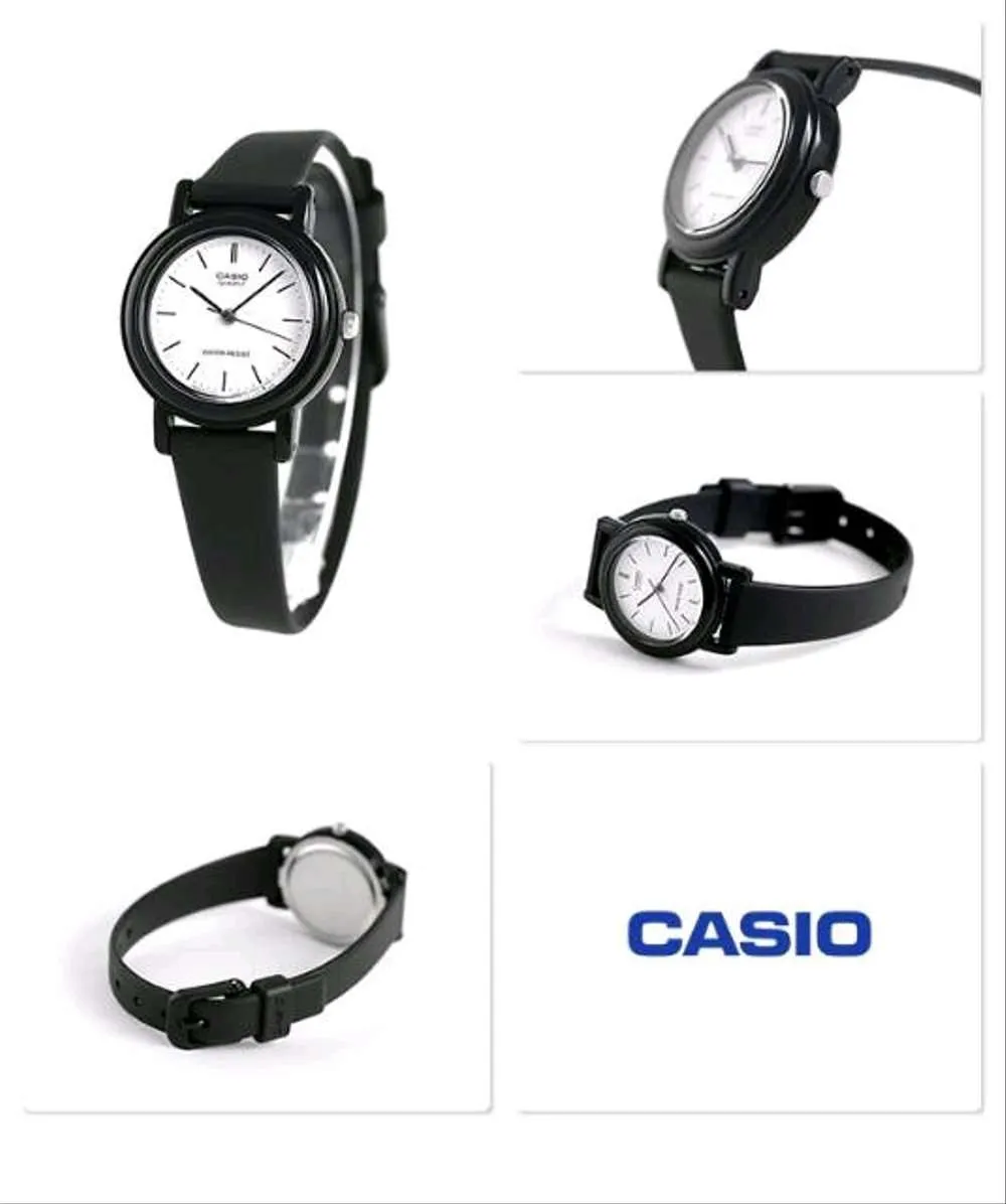 Casio LQ-139BMV-7ELDF Black Resin Watch for Women