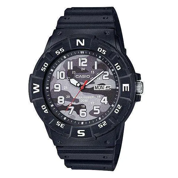 Casio MRW-220HCM-1BVDF Black Resin Strap Watch for Men