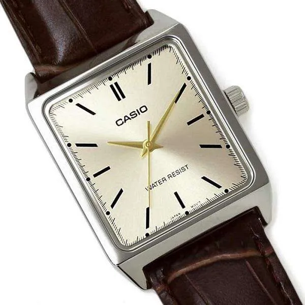 Casio MTP-V007L-9E Brown Leather Watch for Men