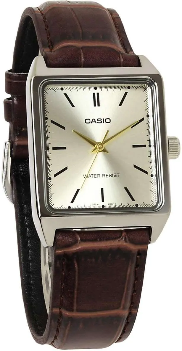 Casio MTP-V007L-9E Brown Leather Watch for Men