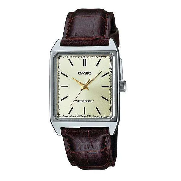 Casio MTP-V007L-9E Brown Leather Watch for Men